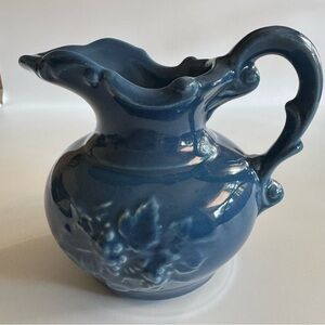 Vintage McCoy Cobalt Blue Pitcher